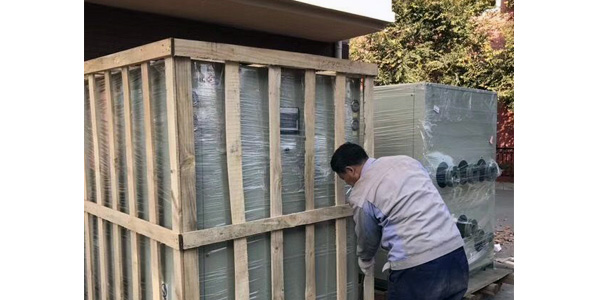 渦旋式水源熱泵機組廠家完成測試，用戶安裝簡便